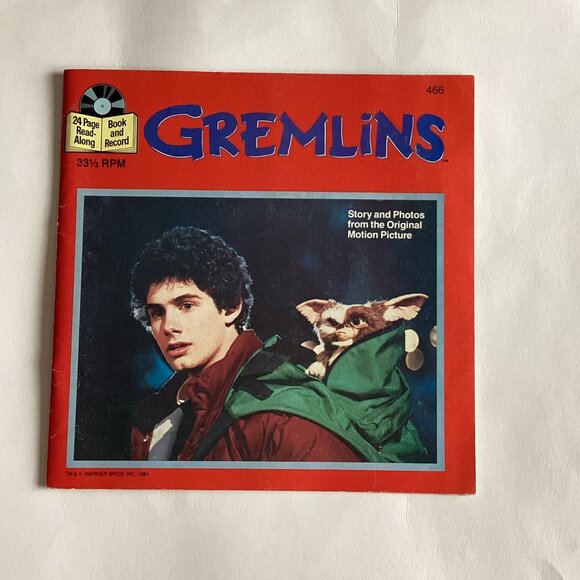 4 Vintage Childrens Classic Story Books Gremlins Bambi Pete's Dragon Walt Disney - Picture 2 of 16